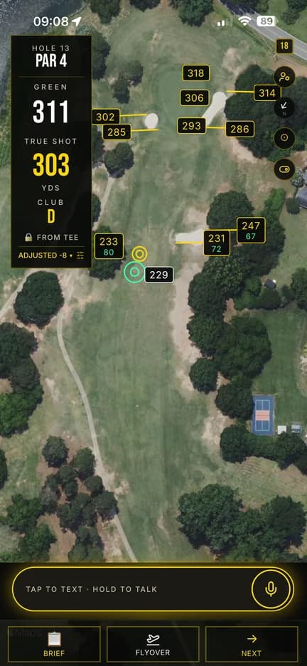 Master Caddies — Hole Map