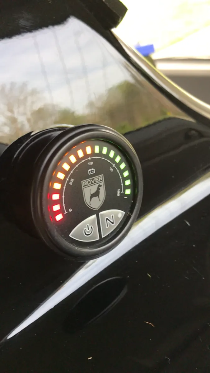 Rover dashboard with integrated Bluetooth speaker